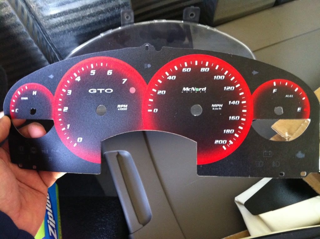Gauge Overlays Pontiac G8 Forum G8 Forums